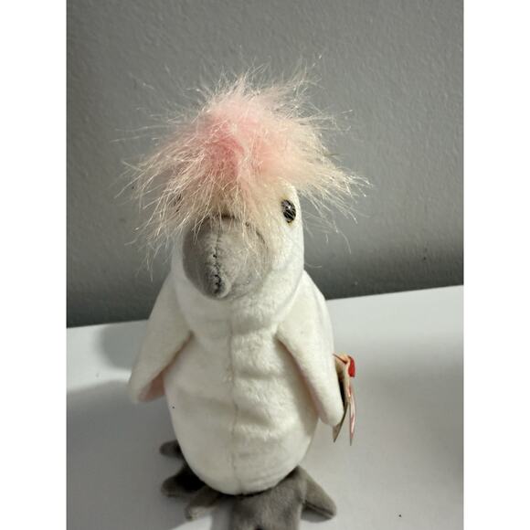 TY Beanie Baby Kuku the Cockatoo TAG ERRORS RARE RETIRED 1997 1998 Mint - Picture 5 of 10